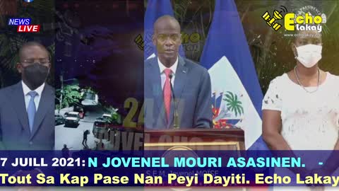 URGENT ! LE PRESIDENT HAITIEN JOVENEL MOISE ASSASINé A SA RESIDENCE PRIVéE