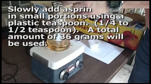 How to make Picric acid from Drain cleaner, stump remover, and aspirin