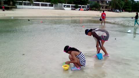 Children's Paradise in San Remegio, Cebu, Philippines, White Sand Beach