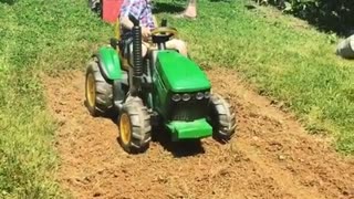 Little farmer boy!