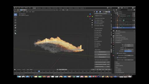 How to Render Fire/Smoke in Eevee: Blender. 2.82 Tutorial ft. KHAOS add-on/fire shader