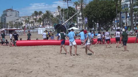 Beach Rugby Sitges Spain 2016.