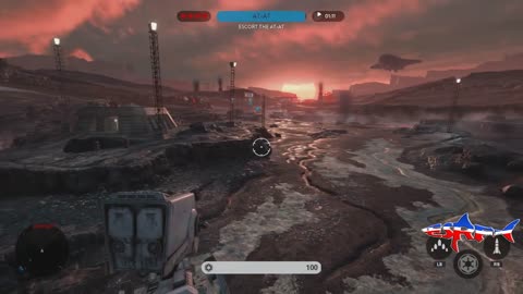 Star Wars Battlefront: Overpower mission gameplay