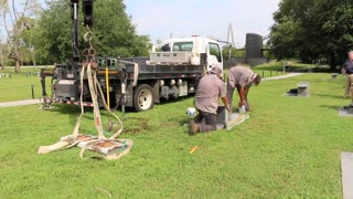 USS James K Polk Bench Installation