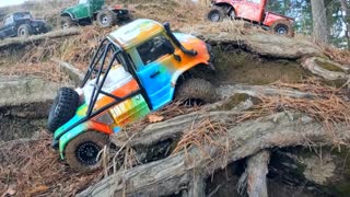 Amazing RC Cars in a forest trip ride