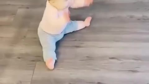 and very cute and funny this baby dancing