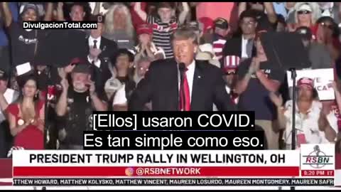 June 26th 2021 Trump: "They used COVID to steal the election" (Spanish Subtitles)