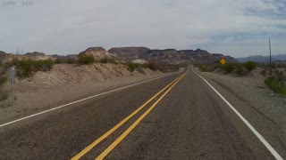 Riding towards Terlingua Texas