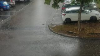 raining in france