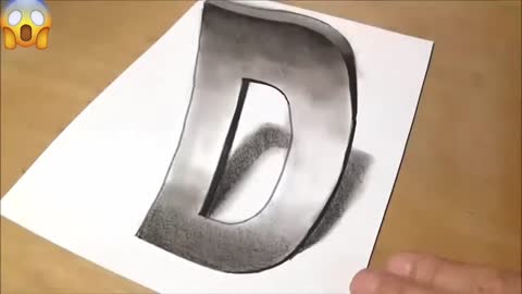 Very easy, how to draw 3D painting easy.