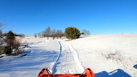 ASMR Snow Plowing