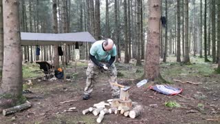 Woodland wild camping October 2020