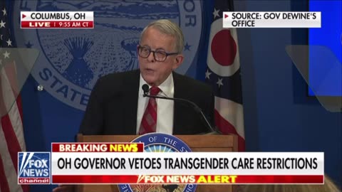 Ohio Governor Vetos transgender care restrictions
