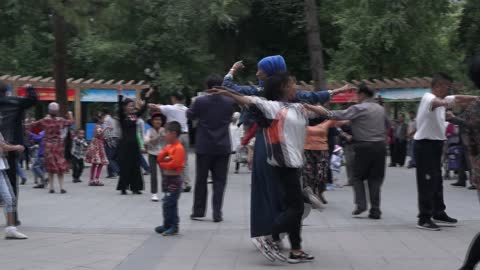 dance of xinjiang .