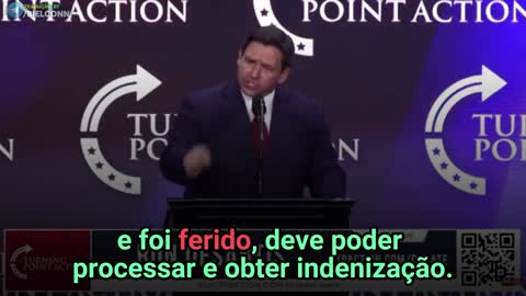 Governador DeSantis - pessoas feridas pela vacina, devem processar e pedir indenização ao CDC