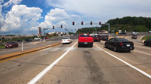 Riding Motorcycle through Gravois Bluffs, 003-4K