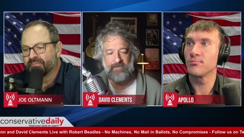 28 November 2023 12PM EST - Joe Oltmann and David Clements Live with Robert Beadles - No Machines, No Mail in Ballots, No Compromises
