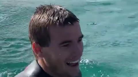 How coming on the sea,Watch the funny video