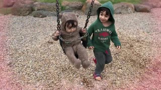 Cute Kids Playing in the Park