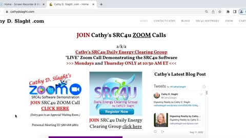 SRC4U Software Zoom Call 8.152022 by Cathy D. Slaght