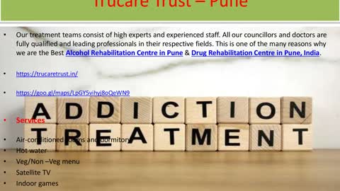 Alcohol Rehabilitation Center in Pune