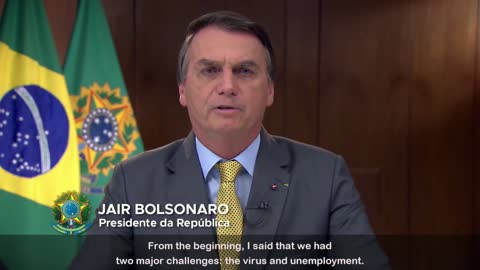 President of Brazil talks about coronas virus in Brazil