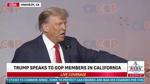 Trump has crowd HOWLING as he brutally mocks Biden trying to get off stage
