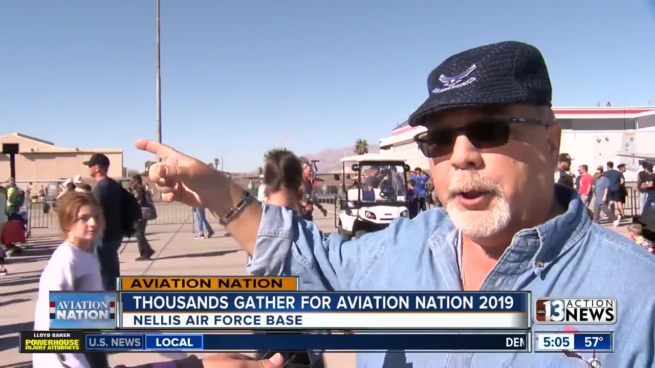 Aviation Nation kicks off at Nellis Air Force Base thrilling crowds