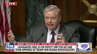 Lindsey Graham NUKES McCabe to His Face Over Plan to Tie Trump to Russia