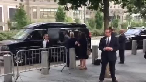 #RealHillaryClinton @HillaryClinton being put into van by Authorities.