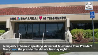 Majority of Spanish speaking Telemundo viewers say Trump won debate