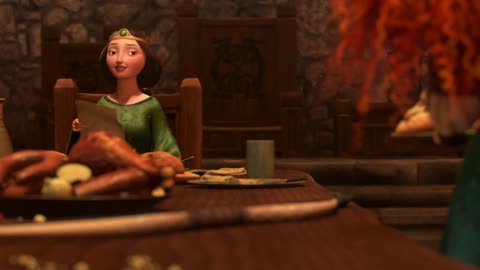 Merida and Her Family Supper Shenanigans _ Disney Princesses