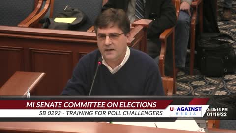 Patrick Colbeck Testifies at Michigan Senate Committee on Elections