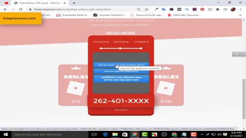 Roblox : 100% Working Performs Get Free Roblox Gift Card Codes