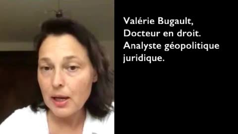 "Juridiquement, l'état français n'existe plus". Valérie Bugault.