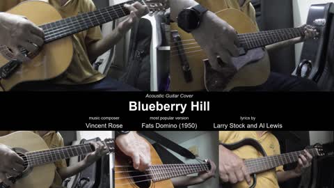 Guitar Learning Journey: Fats Domino's "Blueberry Hill" acoustic guitar cover with vocals