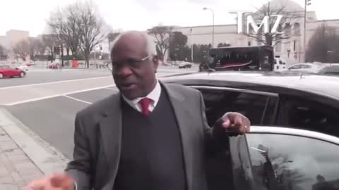 TMZ Corners Clarence Thomas and His Reaction BROKE THE INTERNET