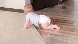 Babies First Roomba Experience
