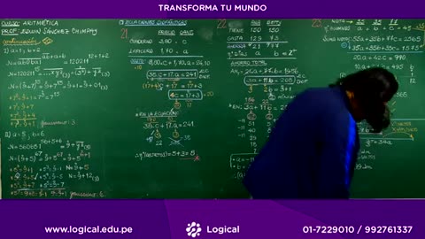 ANUAL LOGICAL UNI 2021 | SEMANA 30 | ARITMÉTICA