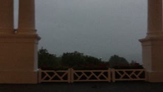 Spectacular Lightening Show From Porch of Grand Hotel Mackinac Island