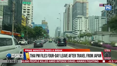 Thai PM files four-day leave after travel from Japan