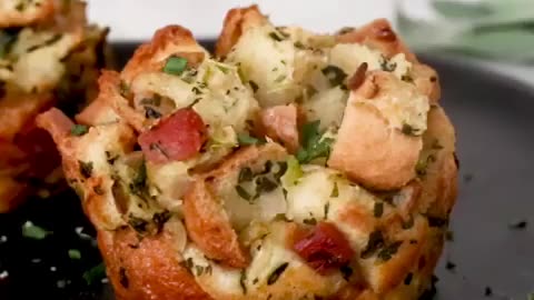 How to make Muffin Tin Stuffing