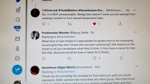 PART TWO Port Townsend Mayor David Faber Says the Transphobes found him. Twitter Responds