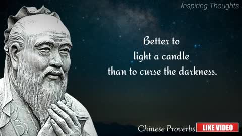 hinese Proverbs || Chinese Proverbs about life || Quotes || Inspiring Thoughts