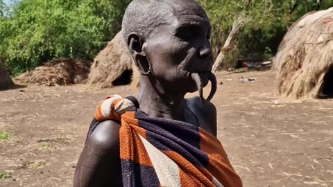 A Mursi Tribe Woman of Ethiopia