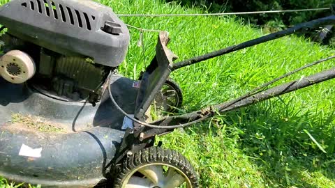 Slow motion mower