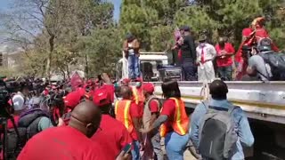 Nehawu at Union Buildings