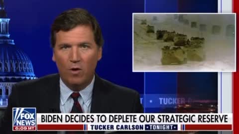Tucker Carlson calls to impeach Biden after release of millions of barrels of oil from Strategic Energy Reserves for export to China, India and Europe