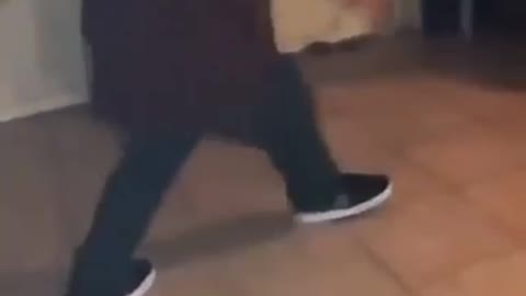 lil foo gets up and dances