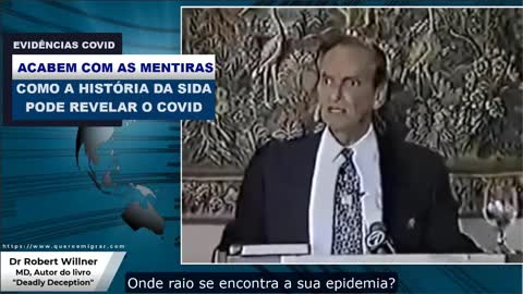 História da fraude SIDA e a relação com a fraude COVID